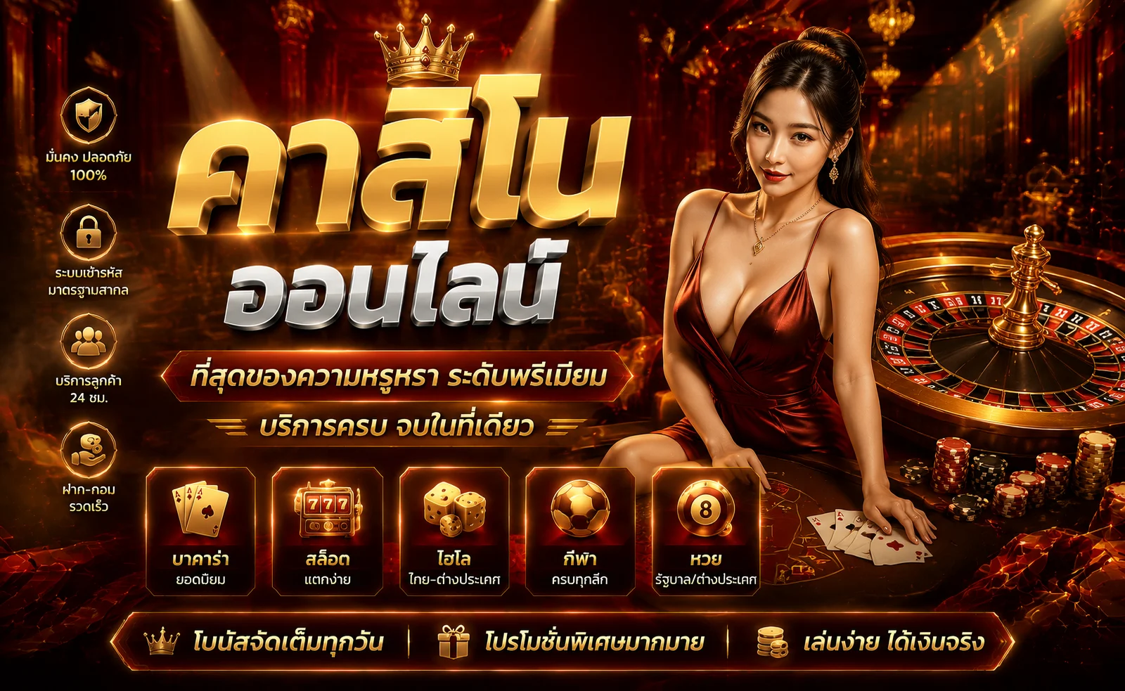 คาสิโนออนไลน์ WINGAME บาคาร่าสดและเกมโต๊ะครบวงจร